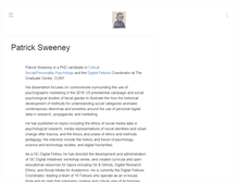 Tablet Screenshot of patricksweeney.info